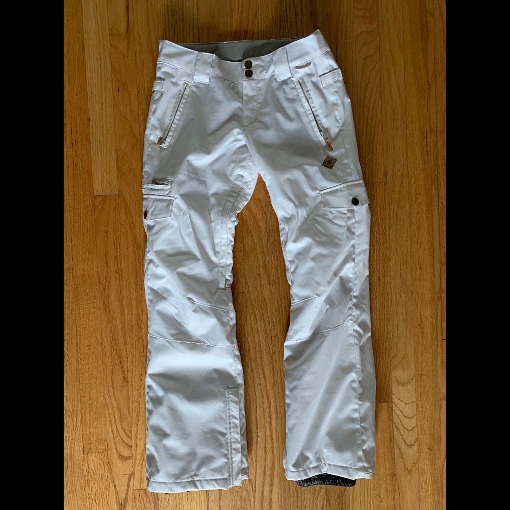 White Burton Ski Pants